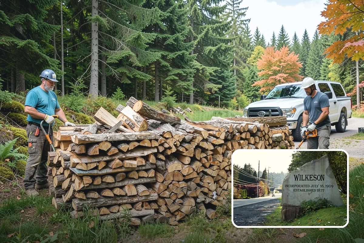 On-Site Firewood Milling in Wilkeson, Pierce County, WA - Handles large log volumes efficiently