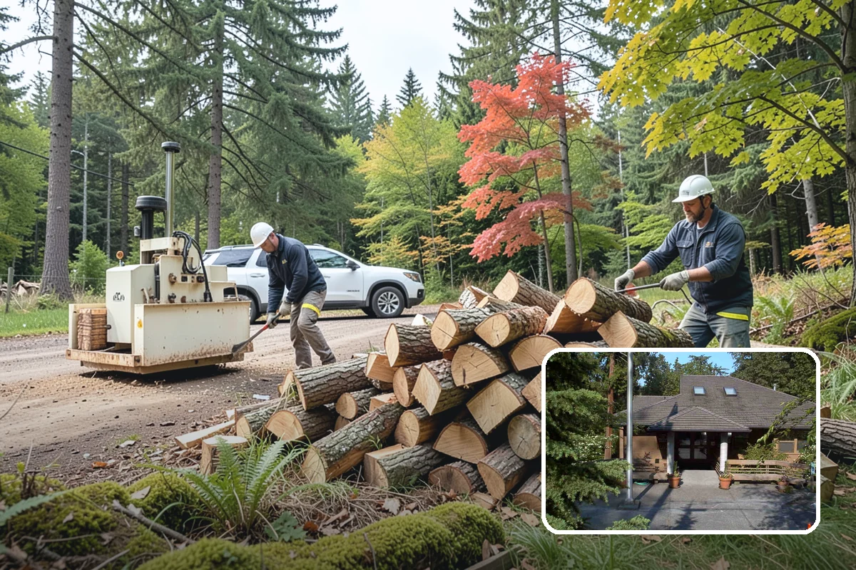 On-Site Firewood Milling in Yarrow Point, King County, WA - Handles large log volumes efficiently