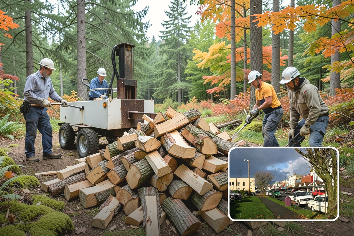 Outdoor Fireplace Wood in Arlington, Snohomish County, WA - Seasoned for a clean, steady flame