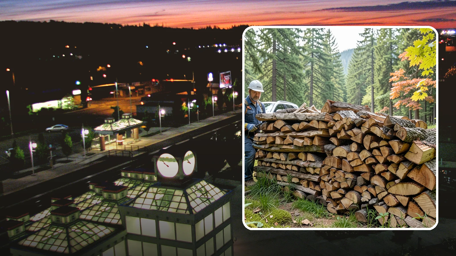Outdoor Fireplace Wood in Auburn, King County, WA - Seasoned firewood delivery for outdoor fireplaces, patios, and covered living spaces.
