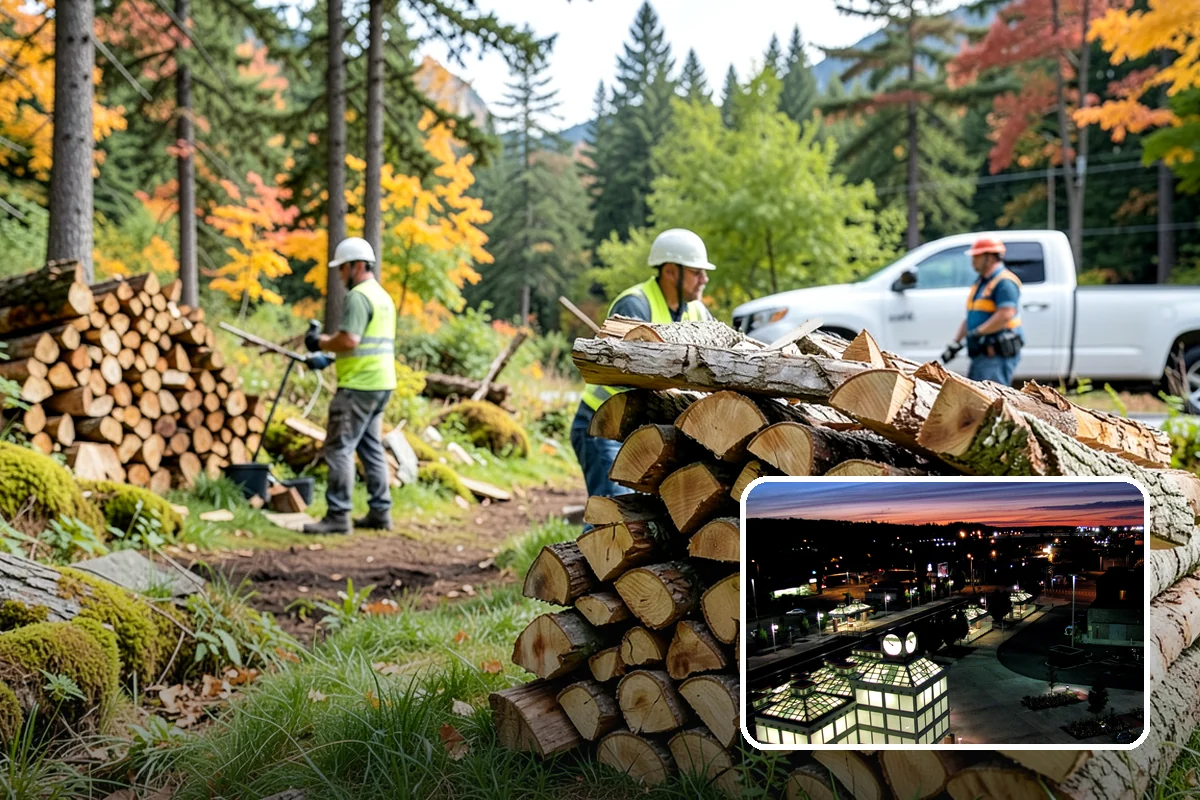 Outdoor Fireplace Wood in Auburn, King County, WA - Seasoned for a clean, steady flame