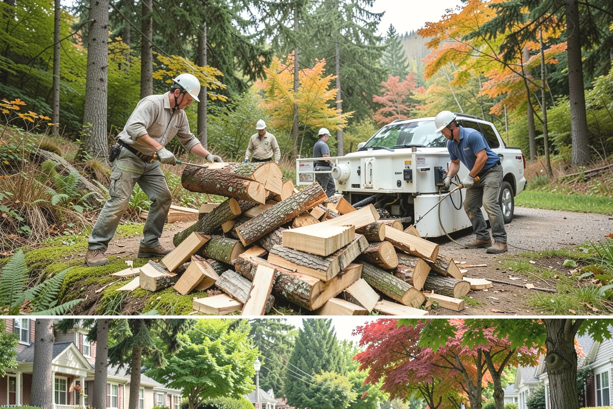 Outdoor Fireplace Wood in Beaux Arts Village, King County, WA - Outdoor fireplaces get heavy use in spring and fall shoulder seasons, so stock up ahead of those months.