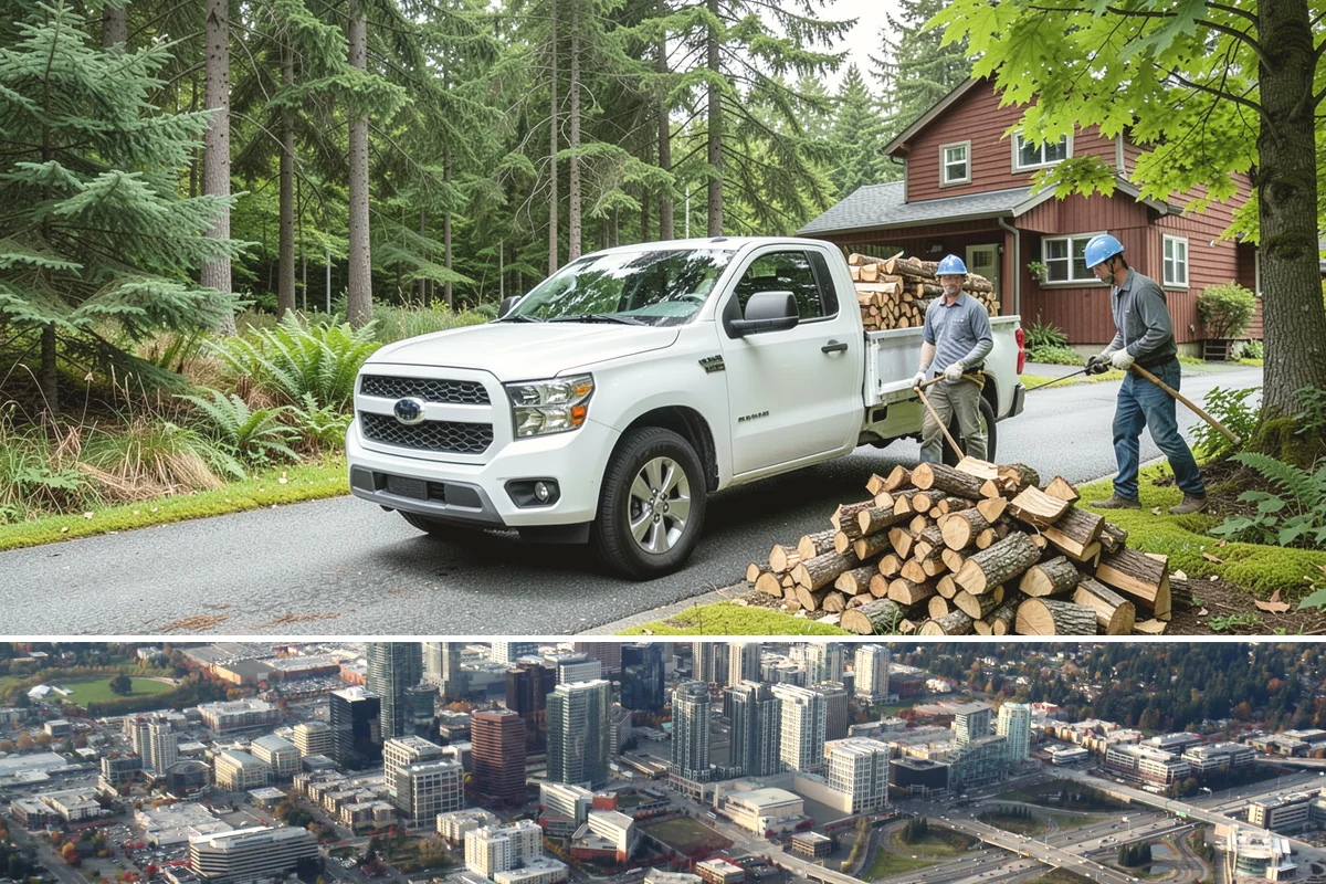 Outdoor Fireplace Wood in Bellevue, King County, WA - Outdoor fireplaces get heavy use in spring and fall shoulder seasons, so stock up ahead of those months.