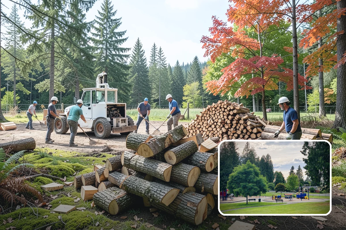 Outdoor Fireplace Wood in Bonney Lake, Pierce County, WA - Seasoned for a clean, steady flame