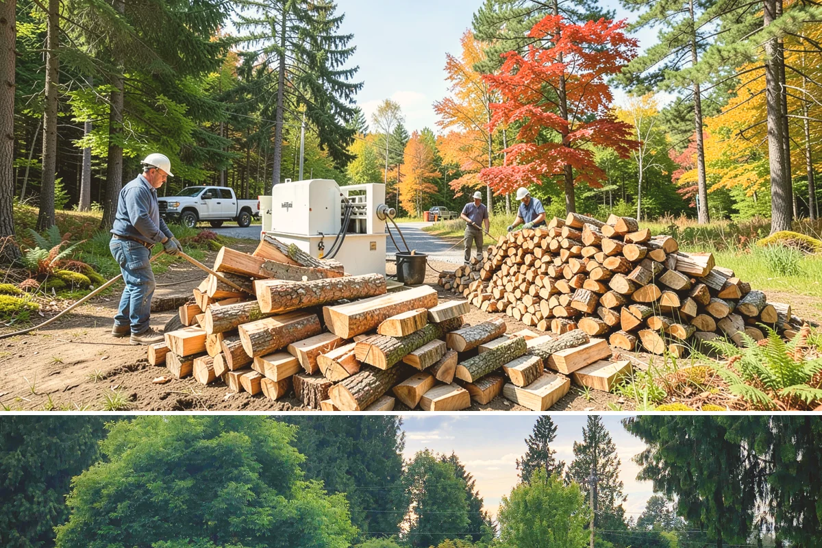 Outdoor Fireplace Wood in Bonney Lake, Pierce County, WA - Outdoor fireplaces get heavy use in spring and fall shoulder seasons, so stock up ahead of those months.