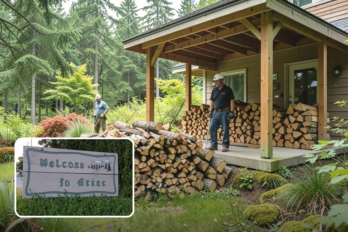 Outdoor Fireplace Wood in Brier, Snohomish County, WA - Seasoned for a clean, steady flame