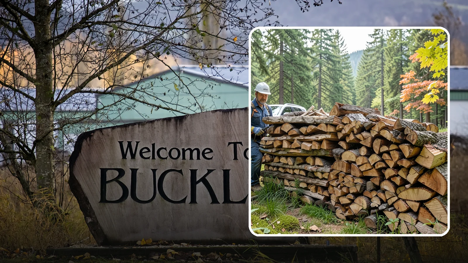 Outdoor Fireplace Wood in Buckley, Pierce County, WA - Seasoned firewood delivery for outdoor fireplaces, patios, and covered living spaces.