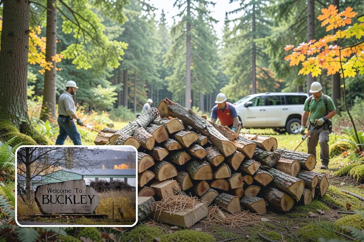 Outdoor Fireplace Wood in Buckley, Pierce County, WA - Seasoned for a clean, steady flame
