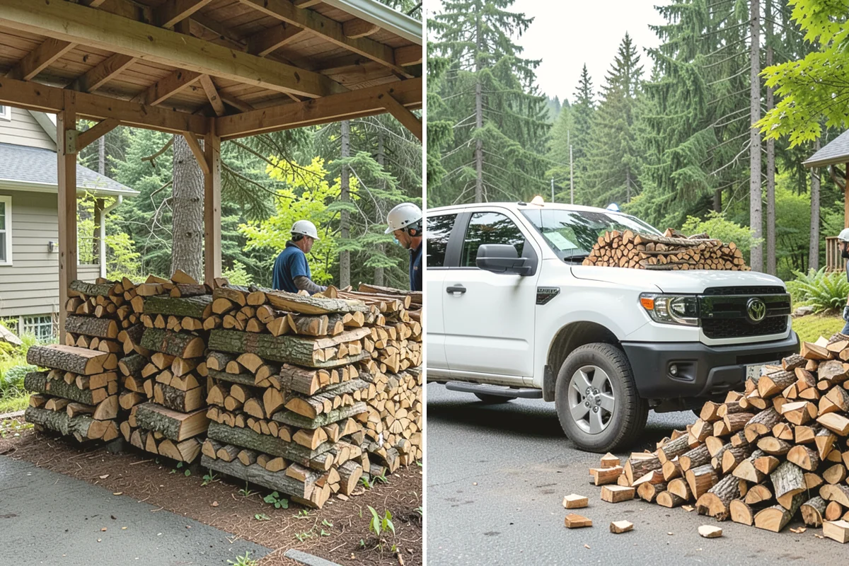 Outdoor Fireplace Wood in Burlington, Skagit County, WA - Tell us about your fireplace and access