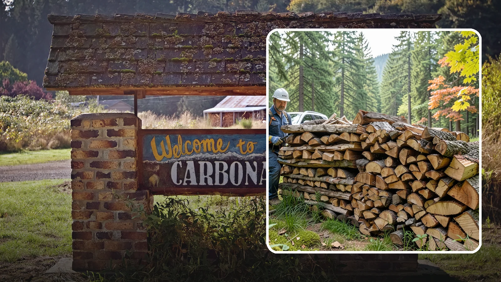 Outdoor Fireplace Wood in Carbonado, Pierce County, WA - Seasoned firewood delivery for outdoor fireplaces, patios, and covered living spaces.