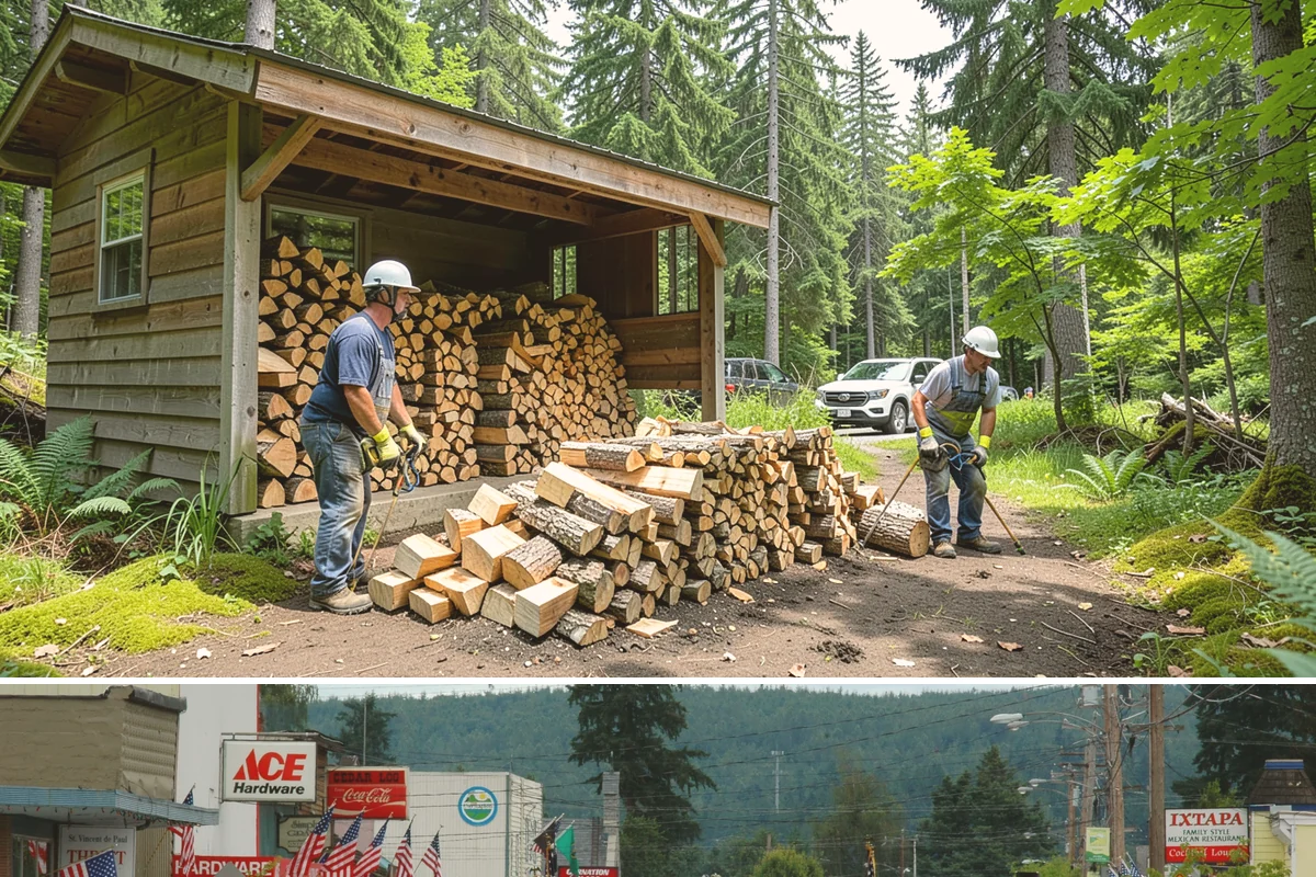 Outdoor Fireplace Wood in Carnation, King County, WA - Outdoor fireplaces get heavy use in spring and fall shoulder seasons, so stock up ahead of those months.