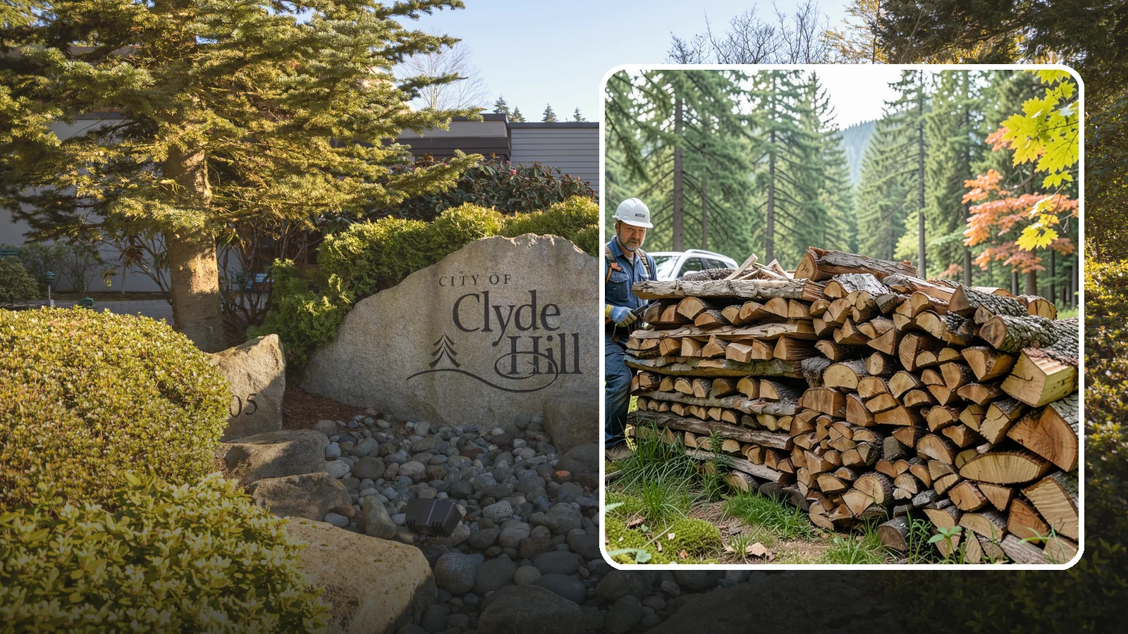 Outdoor Fireplace Wood in Clyde Hill, King County, WA - Seasoned firewood delivery for outdoor fireplaces, patios, and covered living spaces.