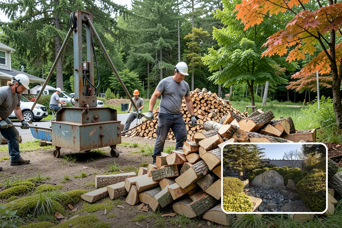 Outdoor Fireplace Wood in Clyde Hill, King County, WA - Seasoned for a clean, steady flame