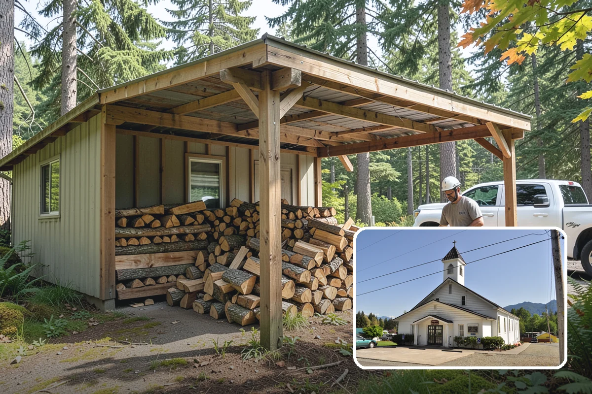 Outdoor Fireplace Wood in Concrete, Skagit County, WA - Seasoned for a clean, steady flame