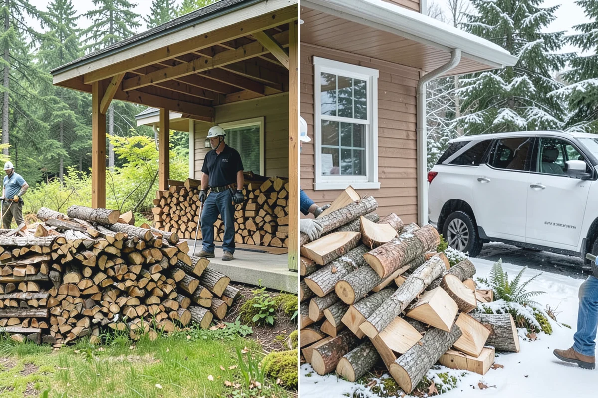 Outdoor Fireplace Wood in Coupeville, Island County, WA - Tell us about your fireplace and access