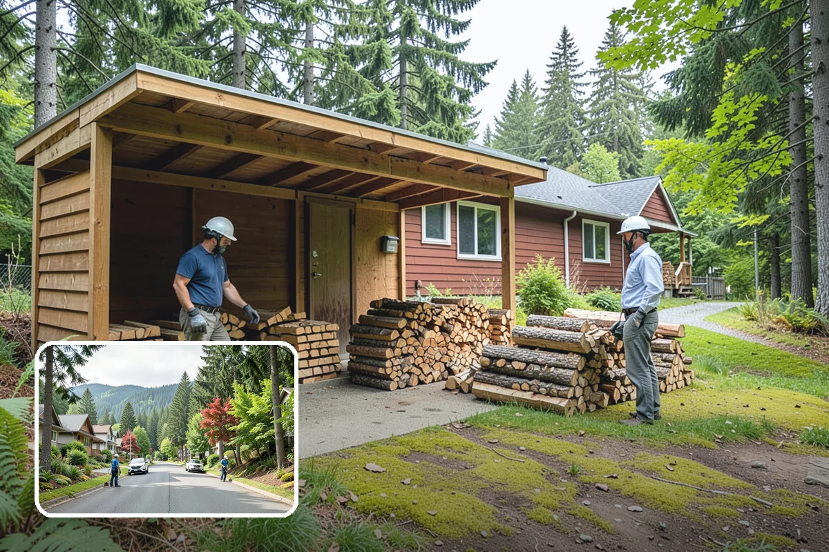 Outdoor Fireplace Wood in Darrington, Snohomish County, WA - Seasoned for a clean, steady flame