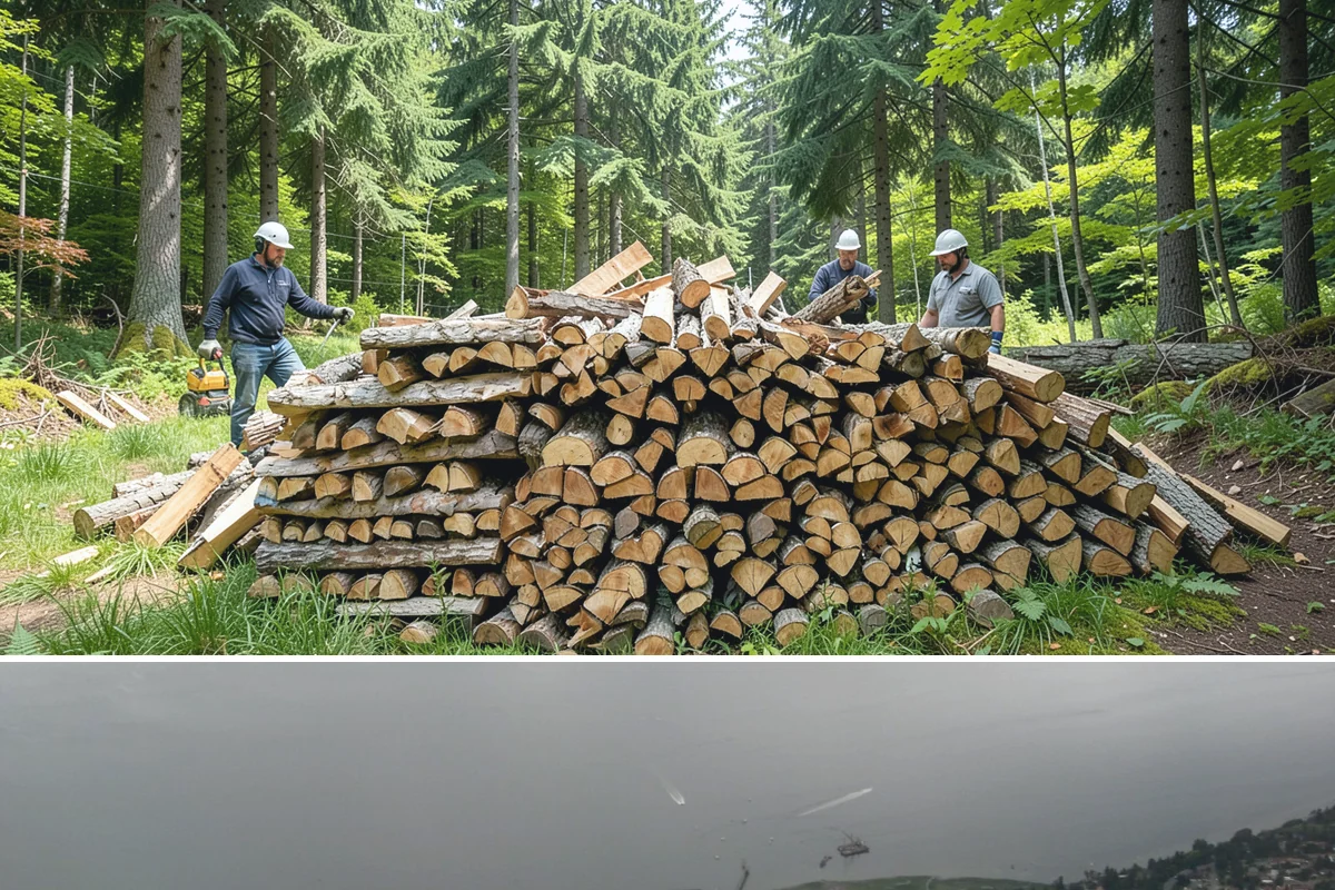 Outdoor Fireplace Wood in Des Moines, King County, WA - Outdoor fireplaces get heavy use in spring and fall shoulder seasons, so stock up ahead of those months.