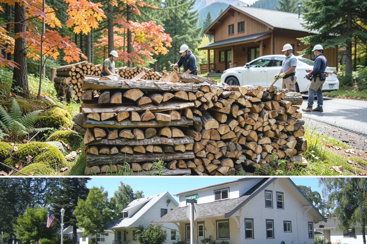 Outdoor Fireplace Wood in DuPont, Pierce County, WA - Outdoor fireplaces get heavy use in spring and fall shoulder seasons, so stock up ahead of those months.