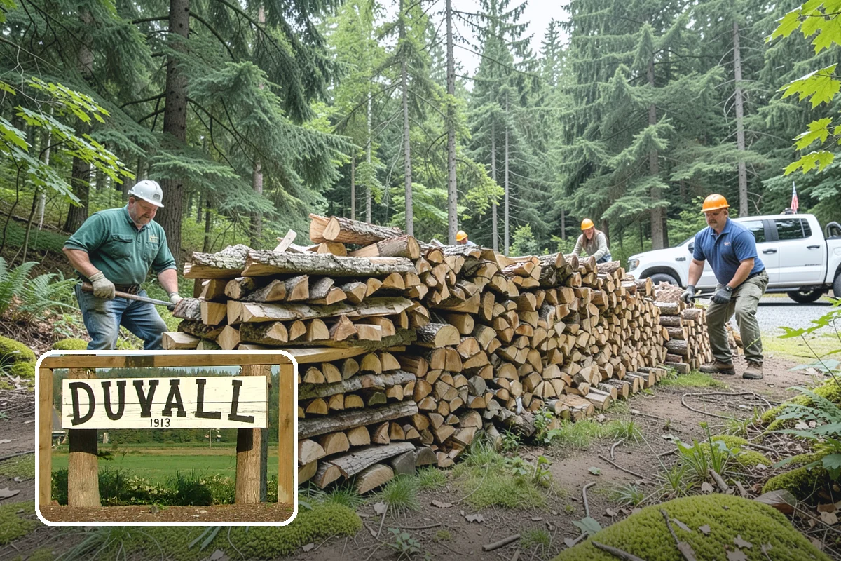 Outdoor Fireplace Wood in Duvall, King County, WA - Seasoned for a clean, steady flame