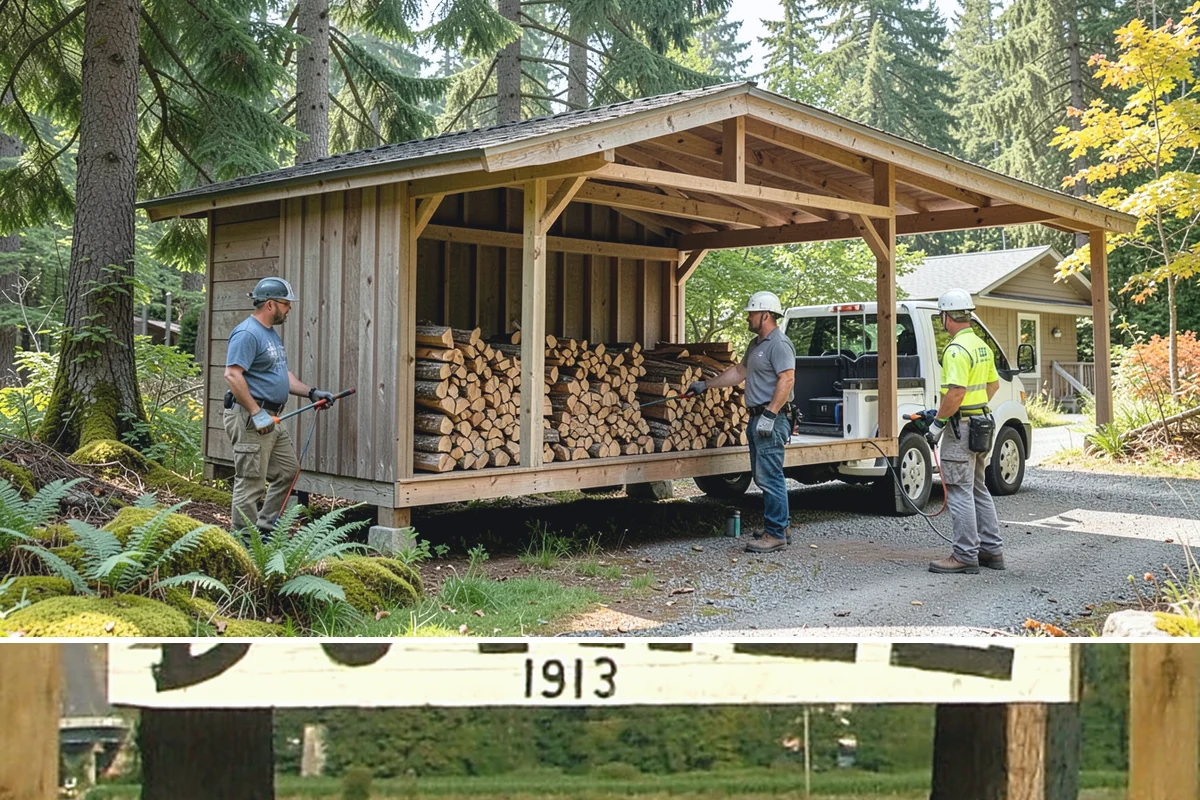 Outdoor Fireplace Wood in Duvall, King County, WA - Outdoor fireplaces get heavy use in spring and fall shoulder seasons, so stock up ahead of those months.