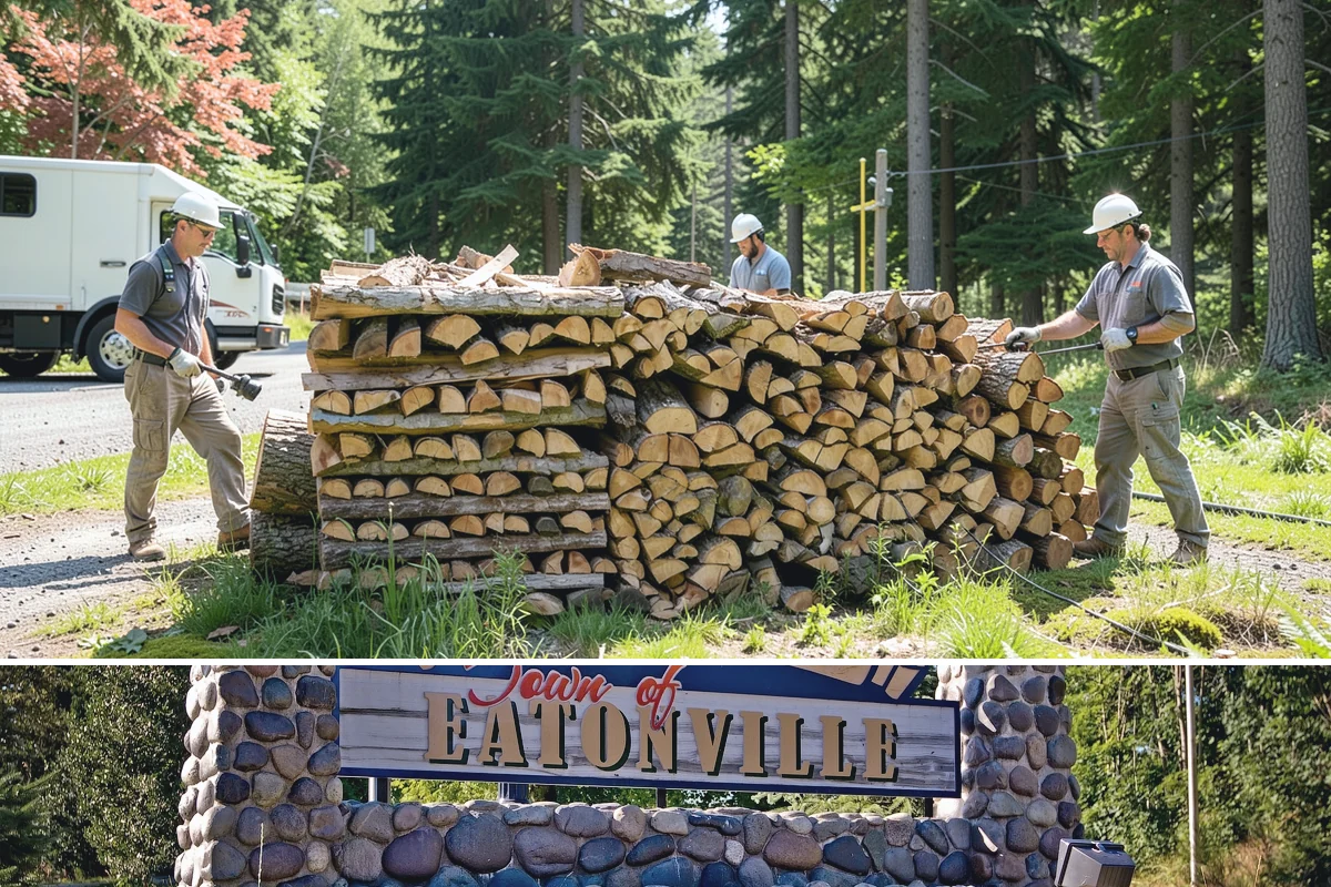 Outdoor Fireplace Wood in Eatonville, Pierce County, WA - Outdoor fireplaces get heavy use in spring and fall shoulder seasons, so stock up ahead of those months.