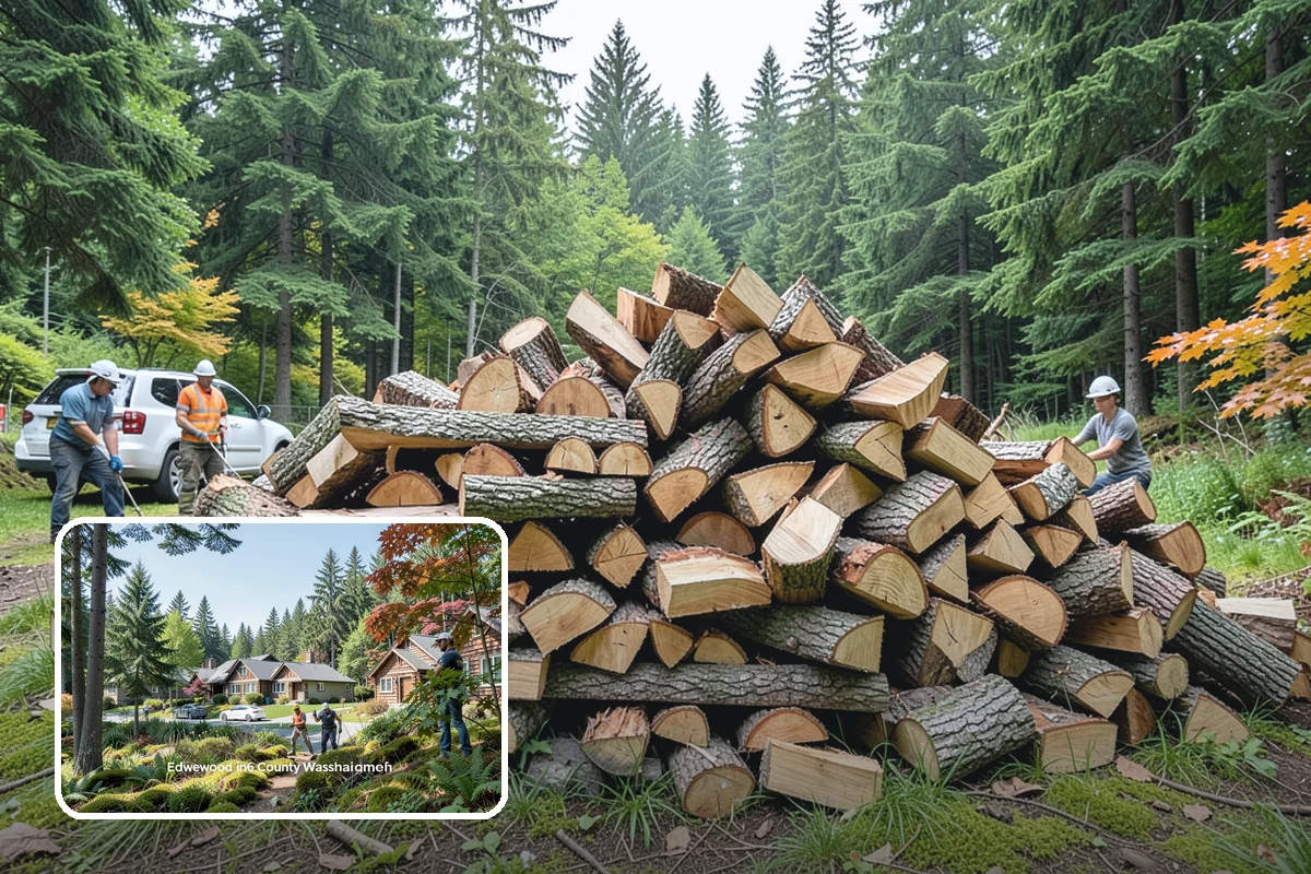 Outdoor Fireplace Wood in Edgewood, WA - Seasoned for a clean, steady flame