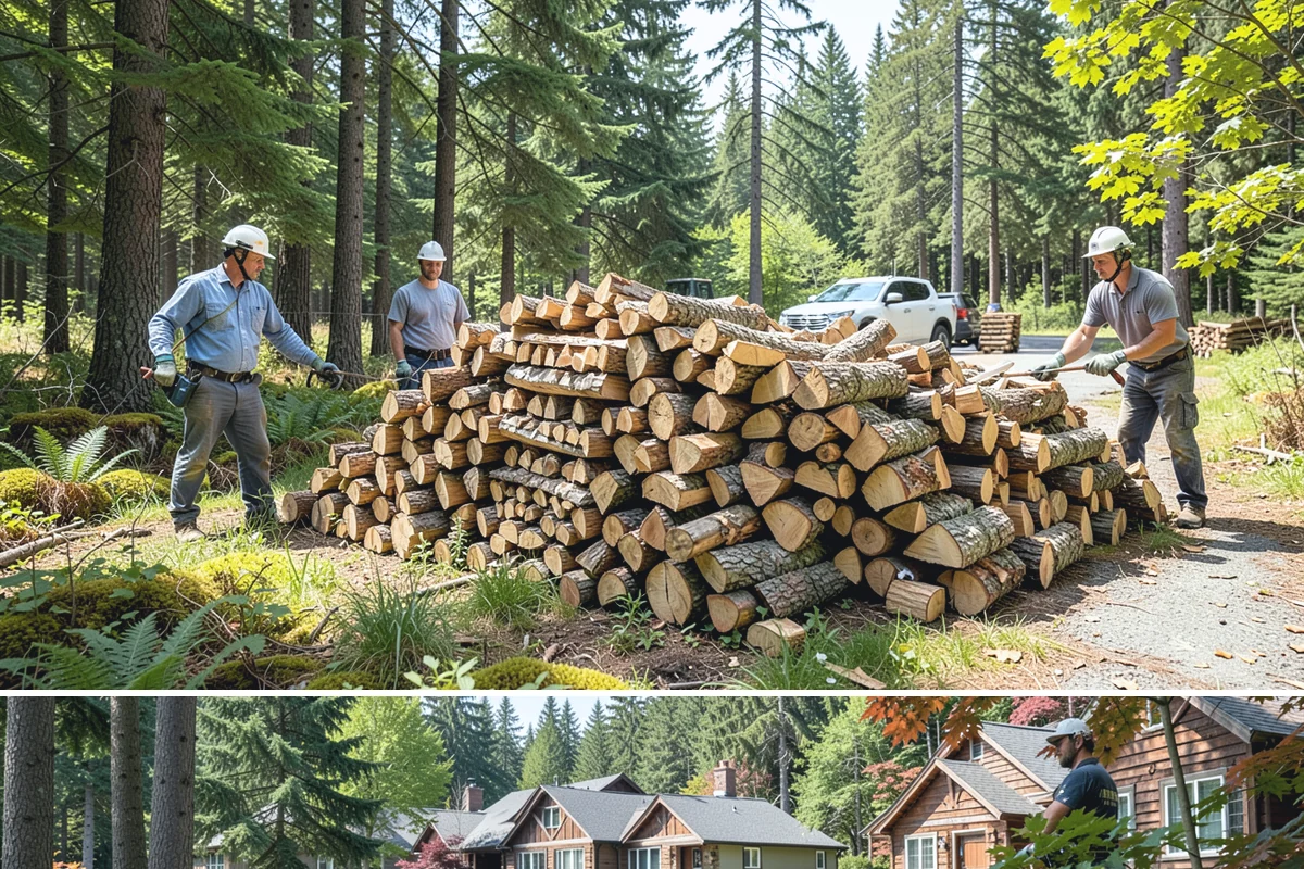 Outdoor Fireplace Wood in Edgewood, WA - Outdoor fireplaces get heavy use in spring and fall shoulder seasons, so stock up ahead of those months.