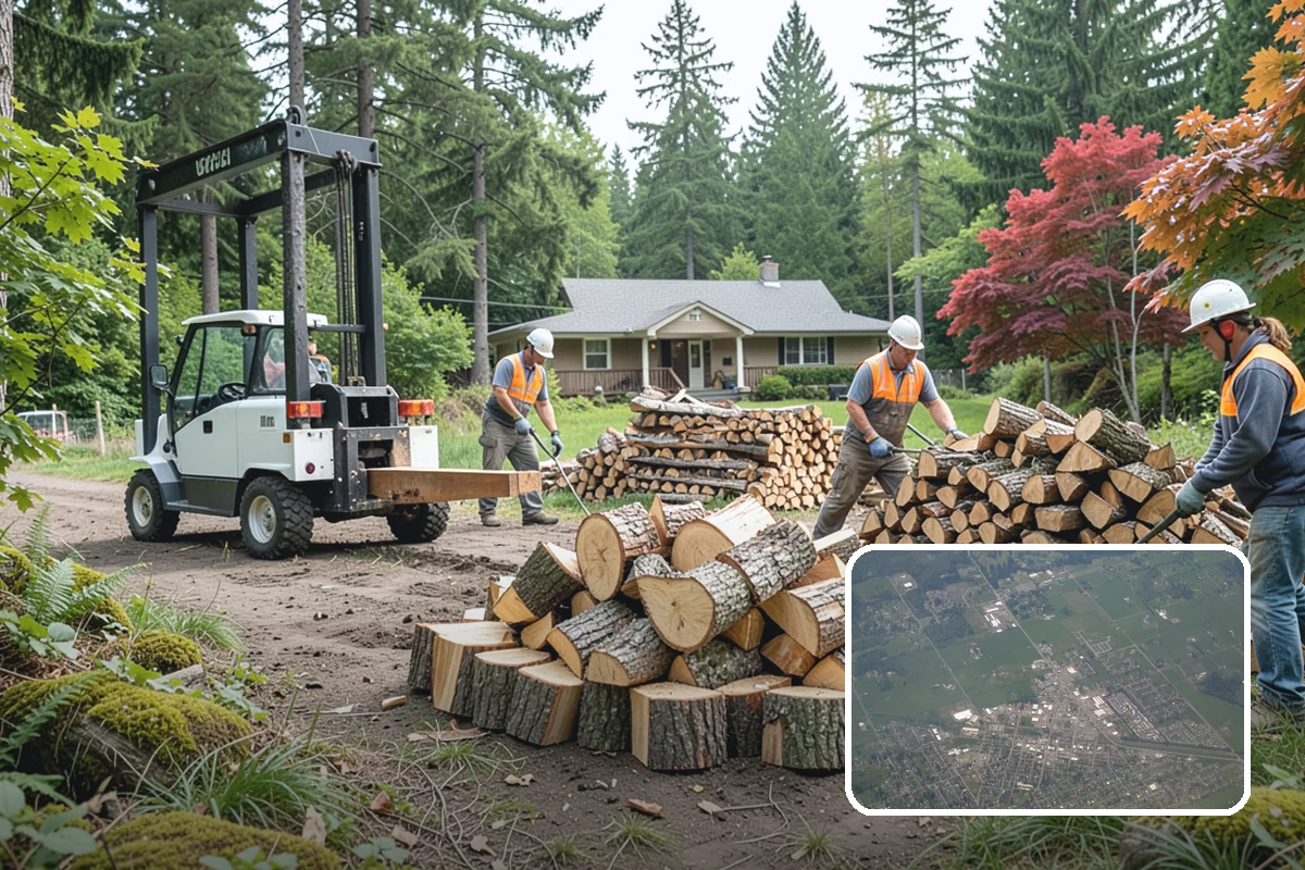 Outdoor Fireplace Wood in Enumclaw, King County, WA - Seasoned for a clean, steady flame