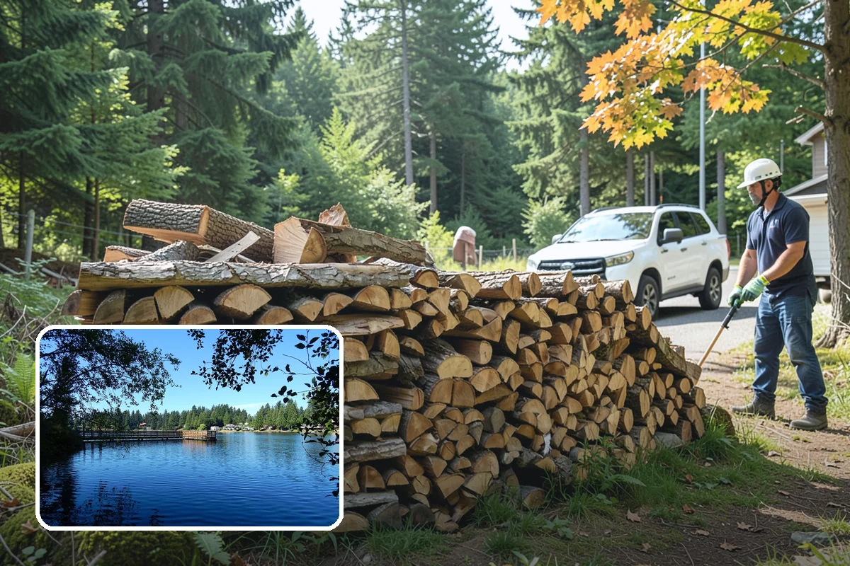 Outdoor Fireplace Wood in Federal Way, King County, WA - Seasoned for a clean, steady flame