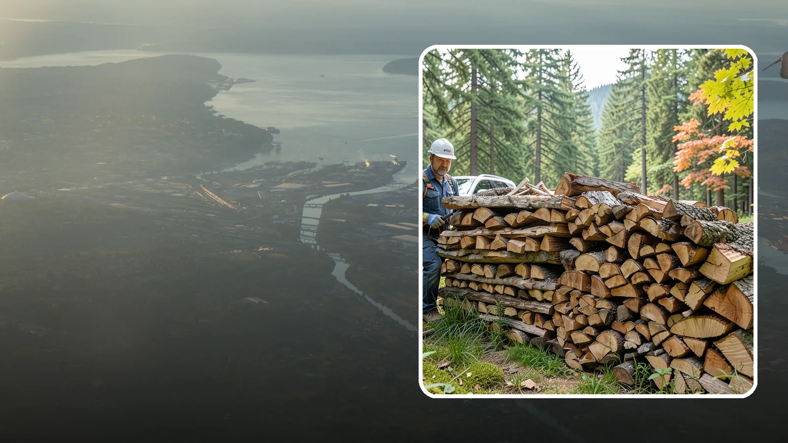 Outdoor Fireplace Wood in Fife, Pierce County, WA - Seasoned firewood delivery for outdoor fireplaces, patios, and covered living spaces.