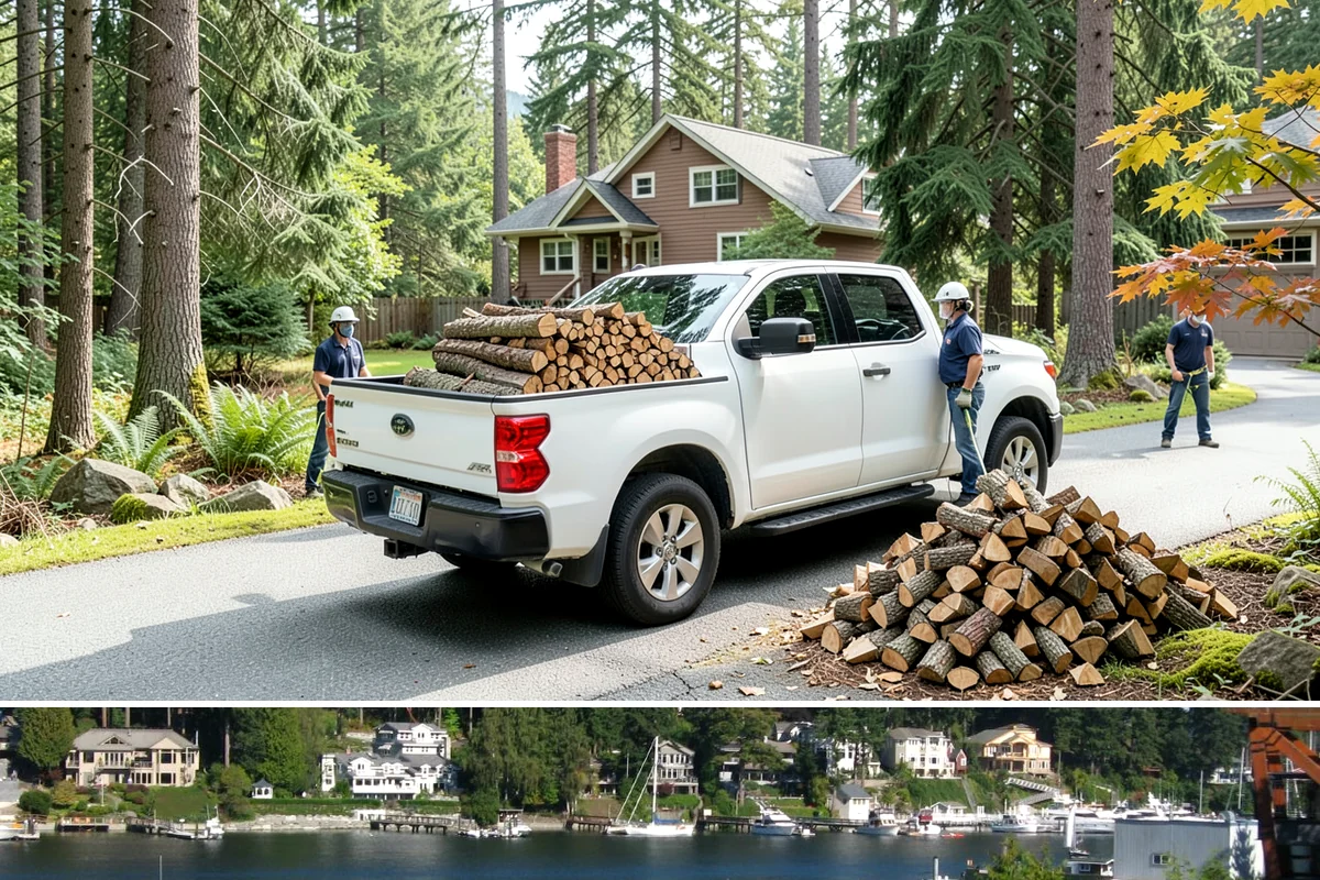 Outdoor Fireplace Wood in Gig Harbor, Pierce County, WA - Outdoor fireplaces get heavy use in spring and fall shoulder seasons, so stock up ahead of those months.