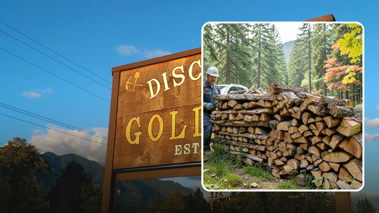 Outdoor Fireplace Wood in Gold Bar, Snohomish County, WA - Seasoned firewood delivery for outdoor fireplaces, patios, and covered living spaces.