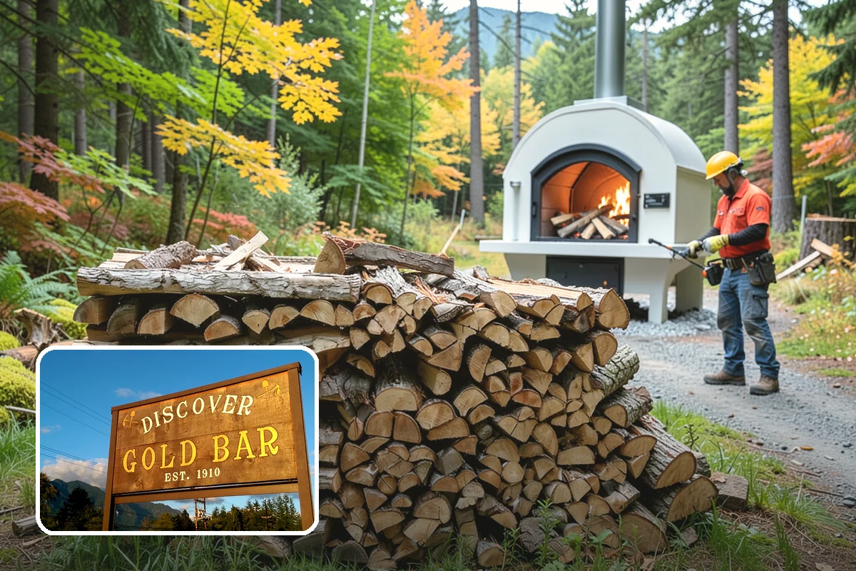 Outdoor Fireplace Wood in Gold Bar, Snohomish County, WA - Seasoned for a clean, steady flame
