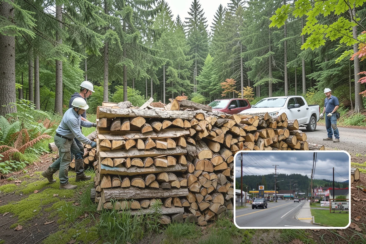 Outdoor Fireplace Wood in Granite Falls, Snohomish County, WA - Seasoned for a clean, steady flame