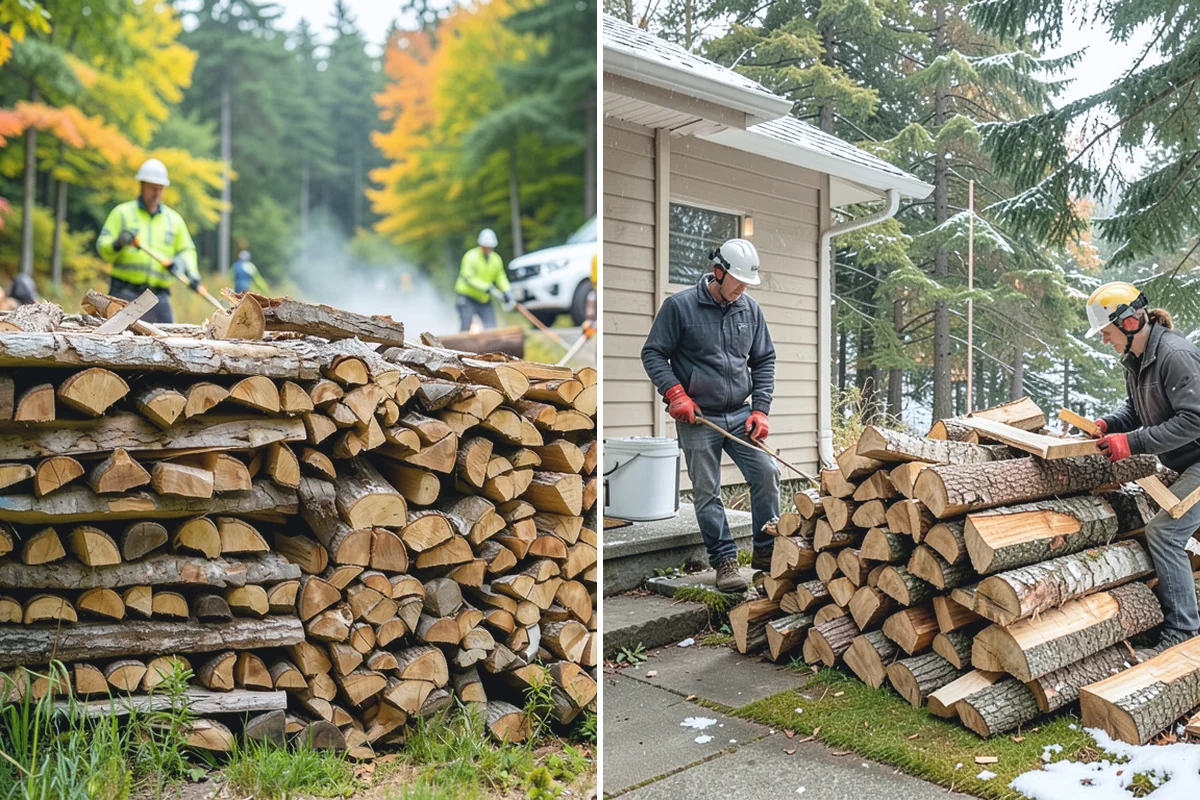 Outdoor Fireplace Wood in Hamilton, Skagit County, WA - Tell us about your fireplace and access