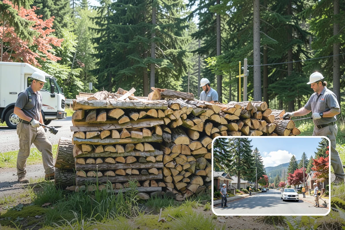 Outdoor Fireplace Wood in Hunts Point, King County, WA - Seasoned for a clean, steady flame