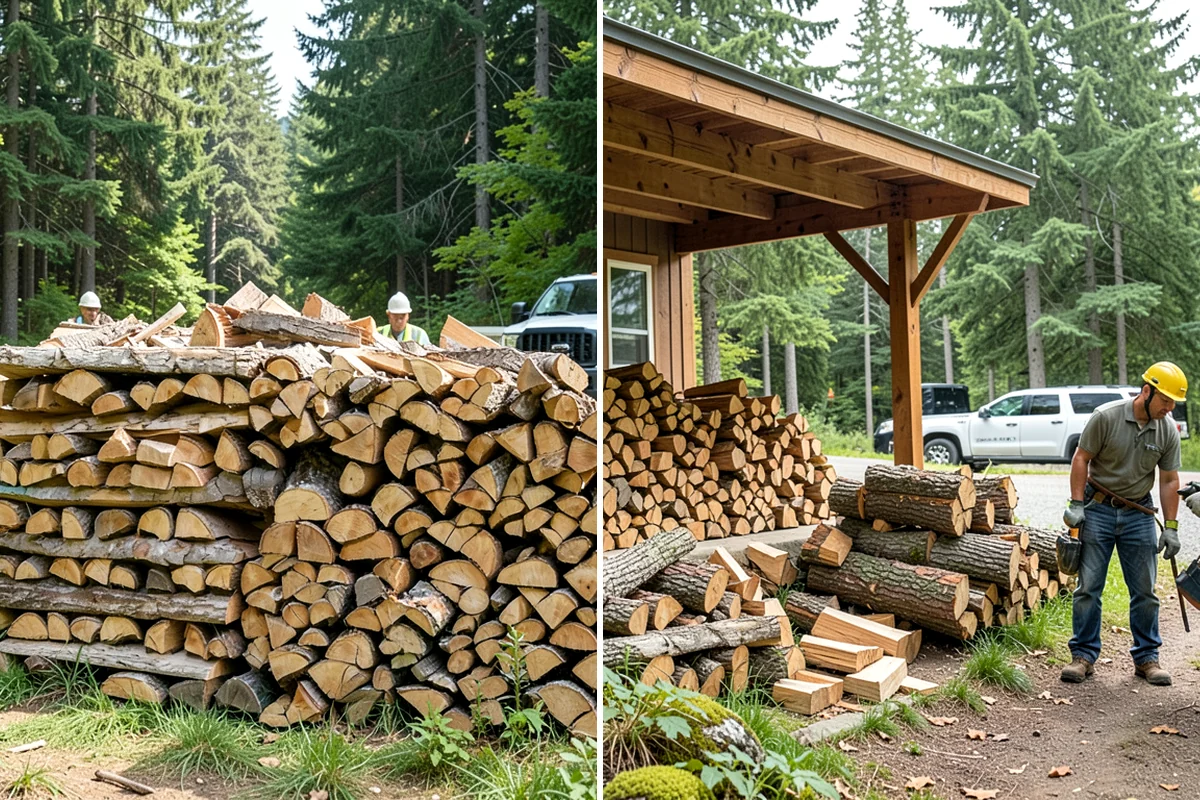 Outdoor Fireplace Wood in Hunts Point, King County, WA - Tell us about your fireplace and access