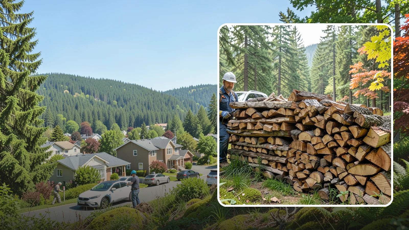 Outdoor Fireplace Wood in Index, Snohomish County, WA - Seasoned firewood delivery for outdoor fireplaces, patios, and covered living spaces.