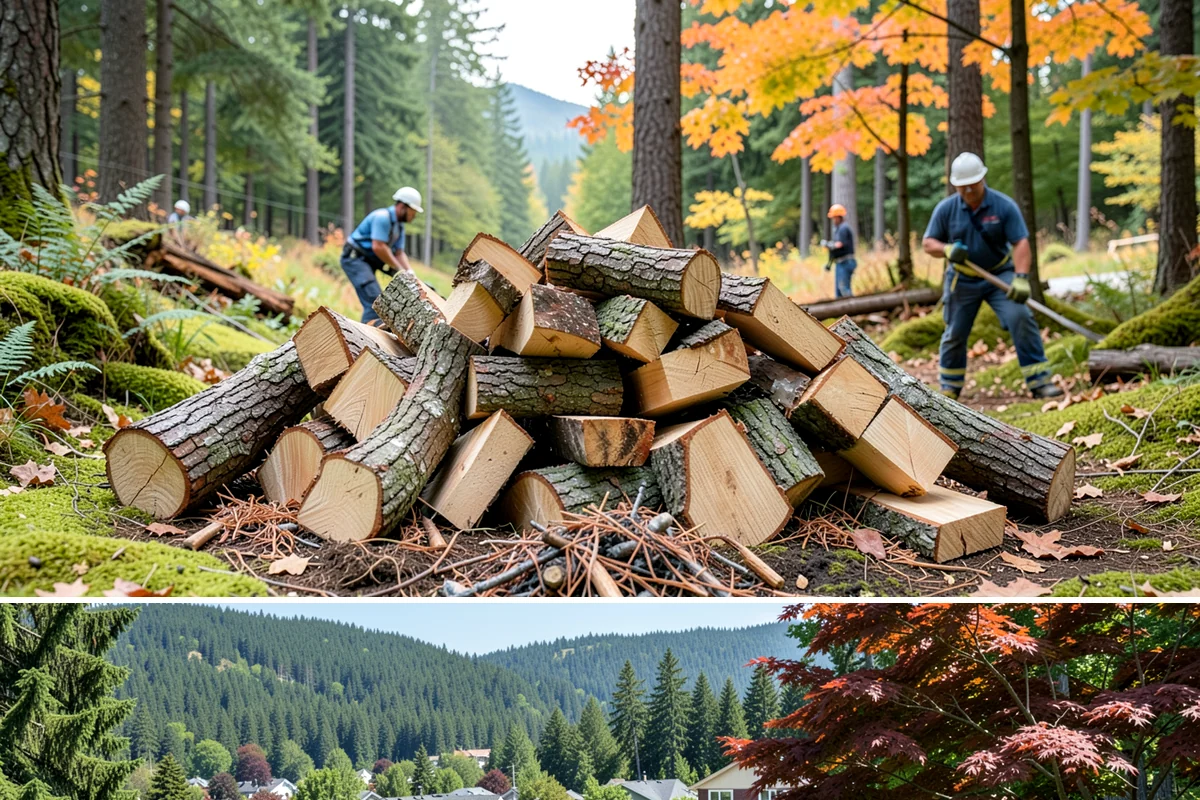 Outdoor Fireplace Wood in Index, Snohomish County, WA - Outdoor fireplaces get heavy use in spring and fall shoulder seasons, so stock up ahead of those months.