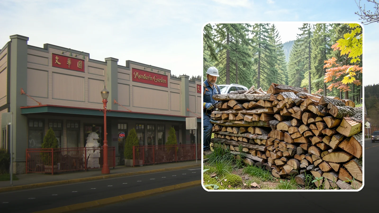 Outdoor Fireplace Wood in Issaquah, King County, WA - Seasoned firewood delivery for outdoor fireplaces, patios, and covered living spaces.