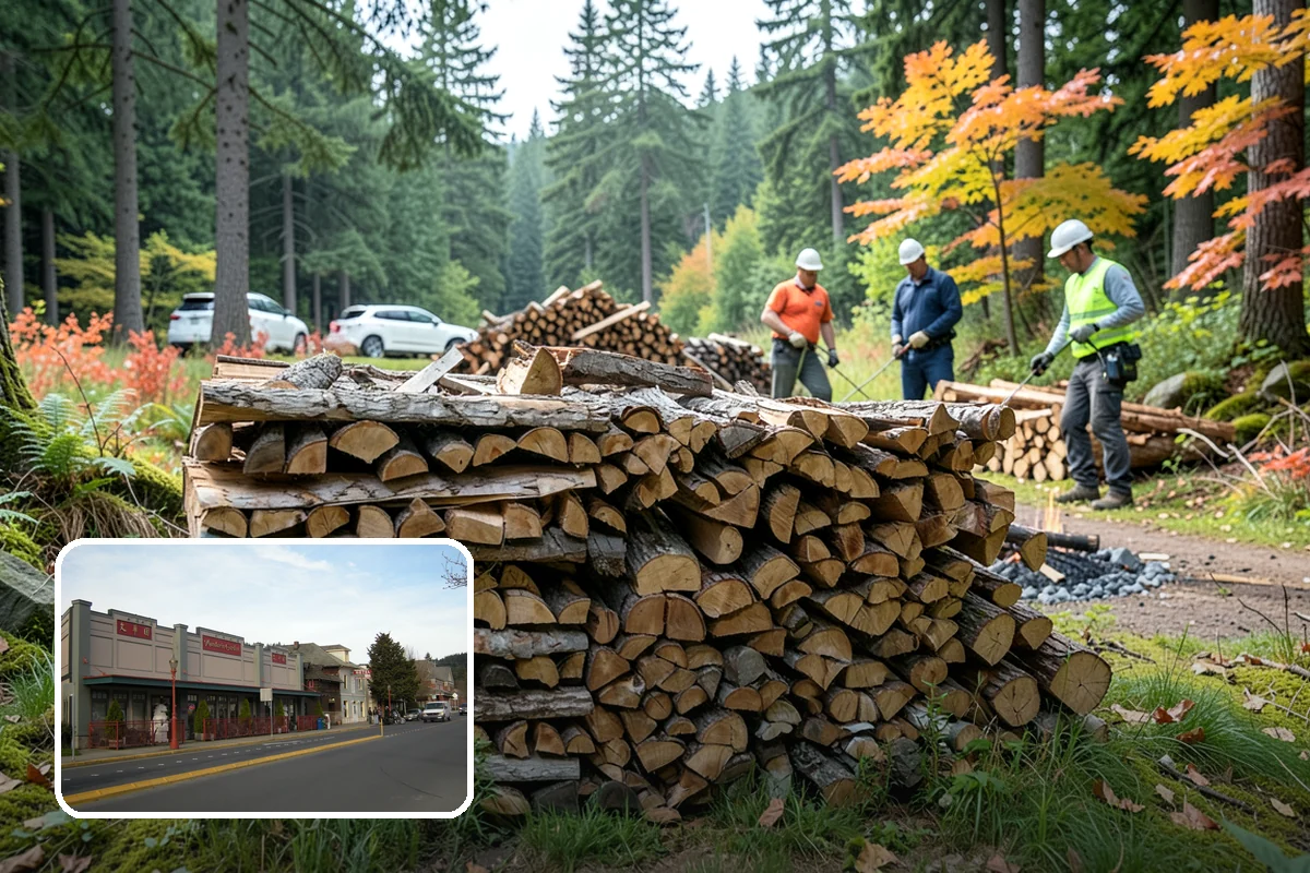 Outdoor Fireplace Wood in Issaquah, King County, WA - Seasoned for a clean, steady flame
