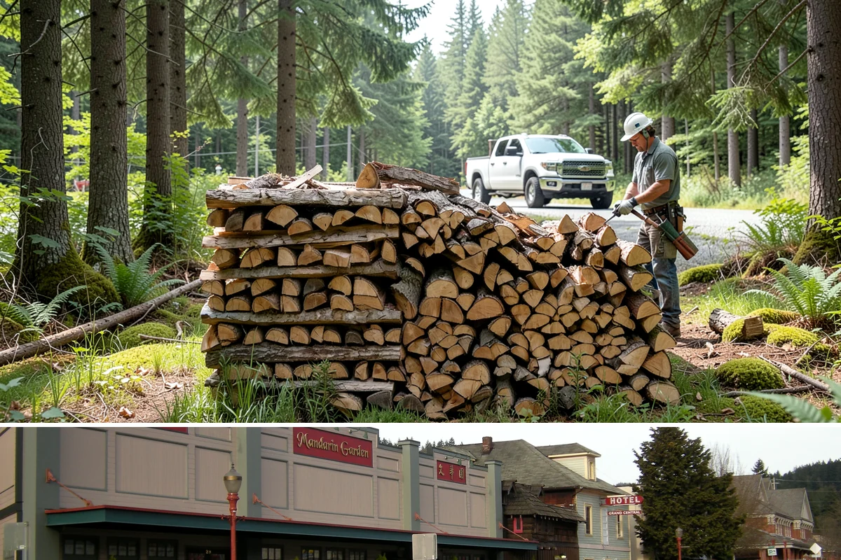 Outdoor Fireplace Wood in Issaquah, King County, WA - Outdoor fireplaces get heavy use in spring and fall shoulder seasons, so stock up ahead of those months.