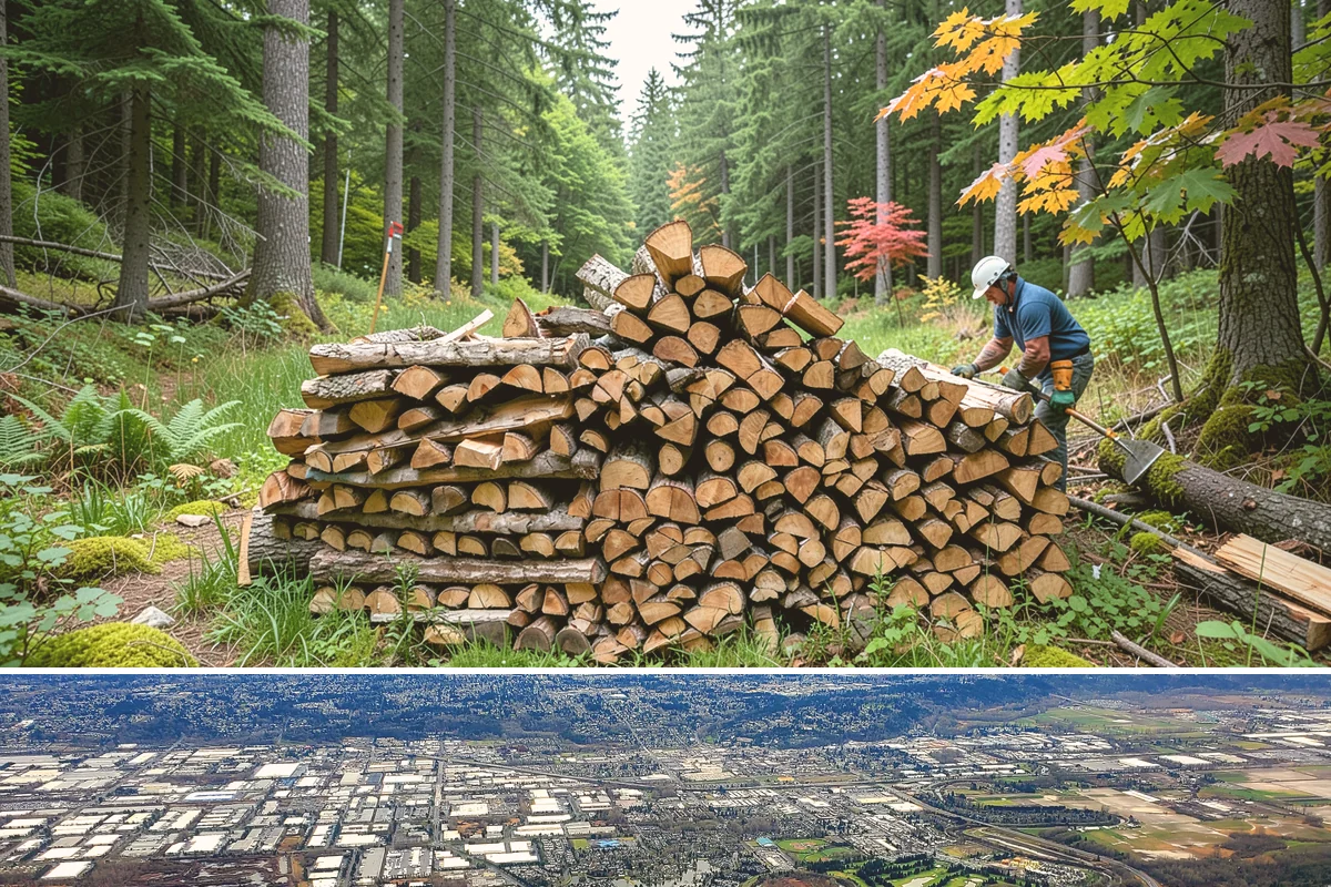 Outdoor Fireplace Wood in Kent, King County, WA - Outdoor fireplaces get heavy use in spring and fall shoulder seasons, so stock up ahead of those months.