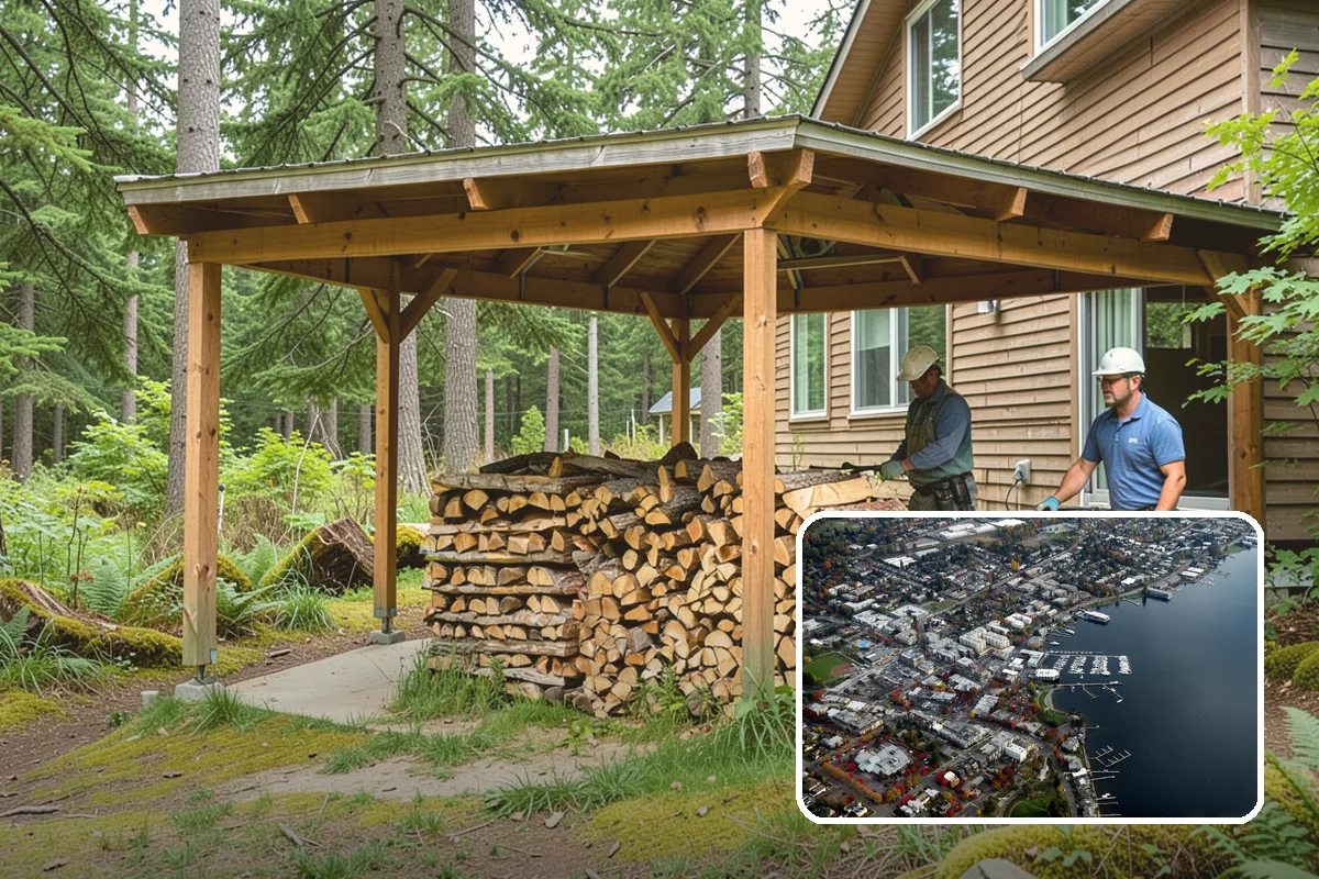 Outdoor Fireplace Wood in Kirkland, King County, WA - Seasoned for a clean, steady flame