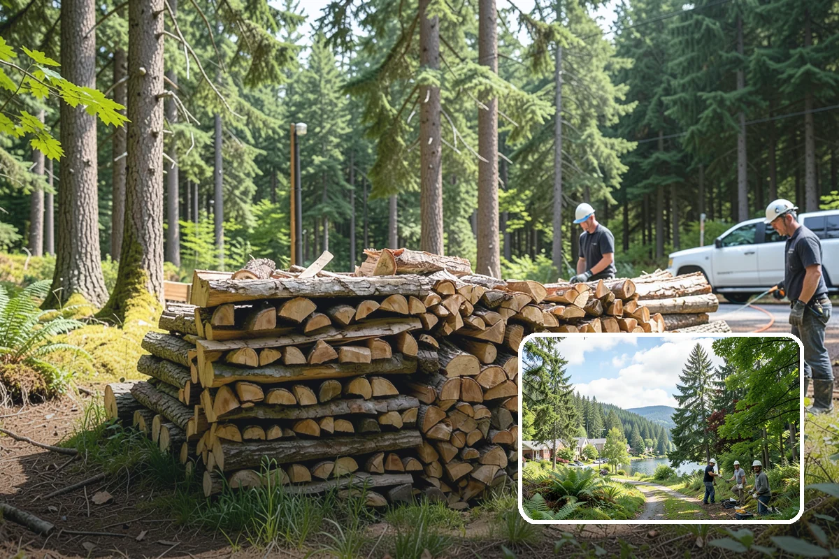 Outdoor Fireplace Wood in Lake Forest Park, King County, WA - Seasoned for a clean, steady flame