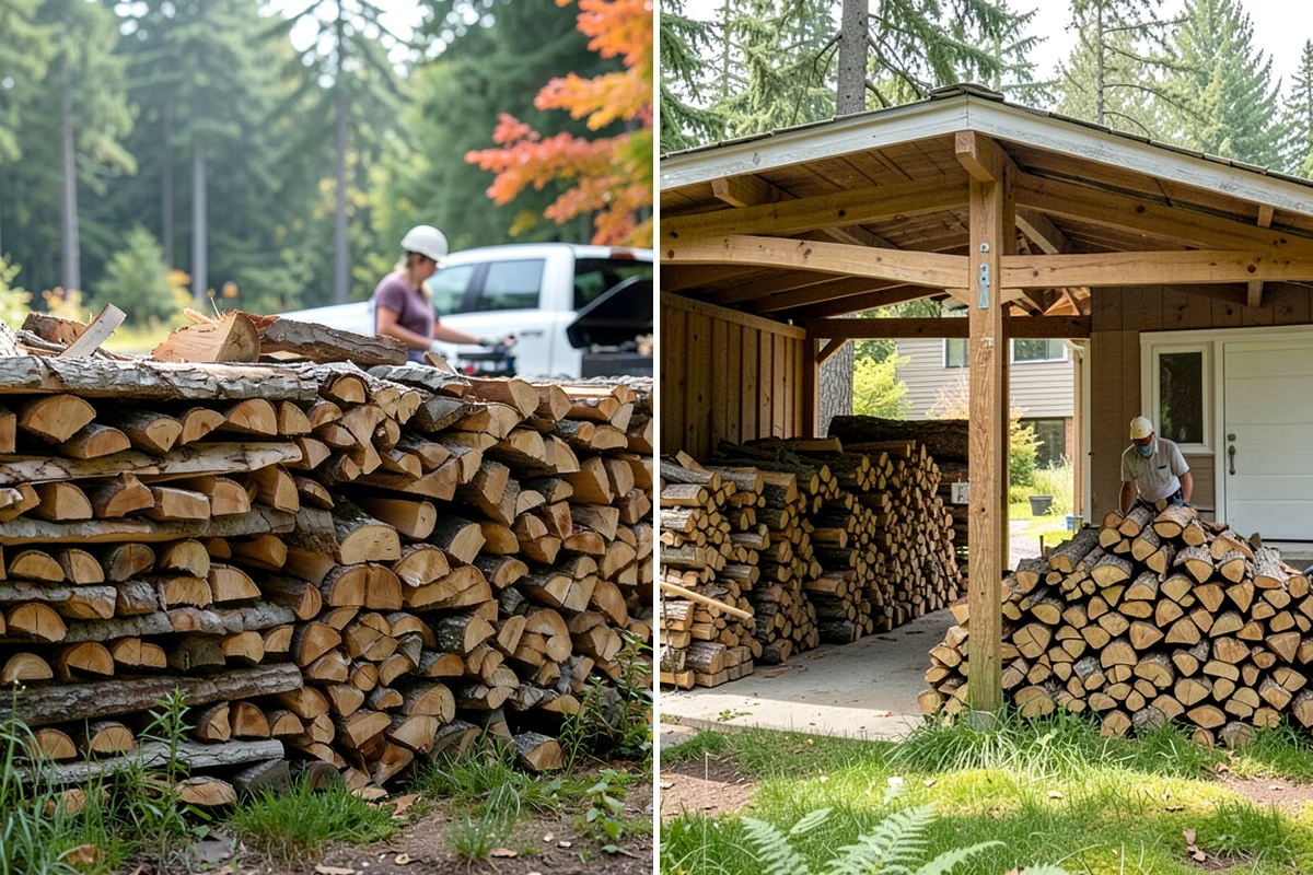 Outdoor Fireplace Wood in Lake Forest Park, King County, WA - Tell us about your fireplace and access