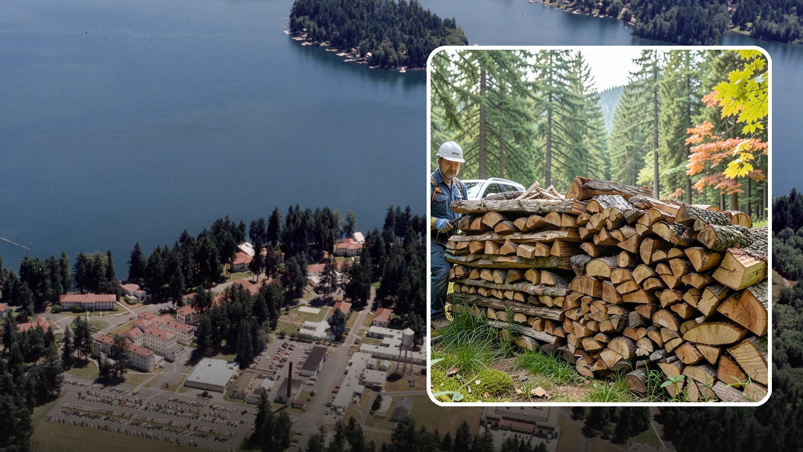 Outdoor Fireplace Wood in Lakewood, Pierce County, WA - Seasoned firewood delivery for outdoor fireplaces, patios, and covered living spaces.
