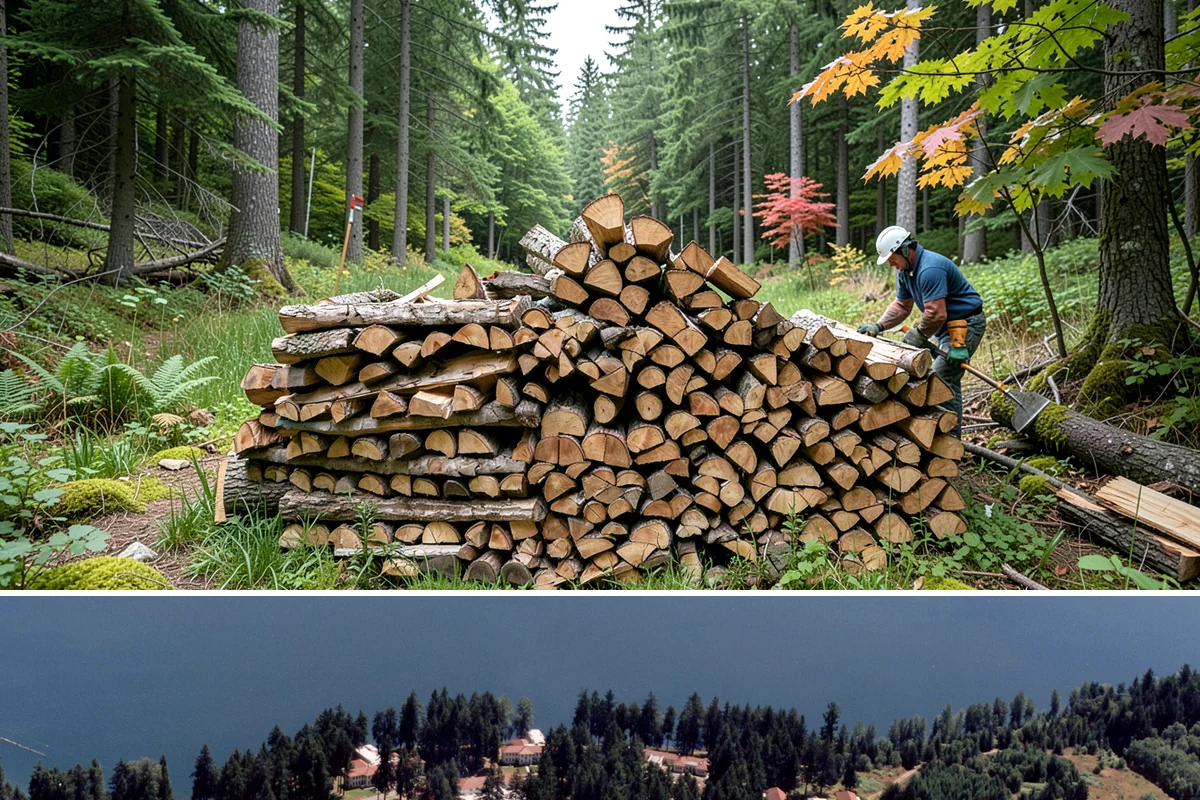 Outdoor Fireplace Wood in Lakewood, Pierce County, WA - Outdoor fireplaces get heavy use in spring and fall shoulder seasons, so stock up ahead of those months.