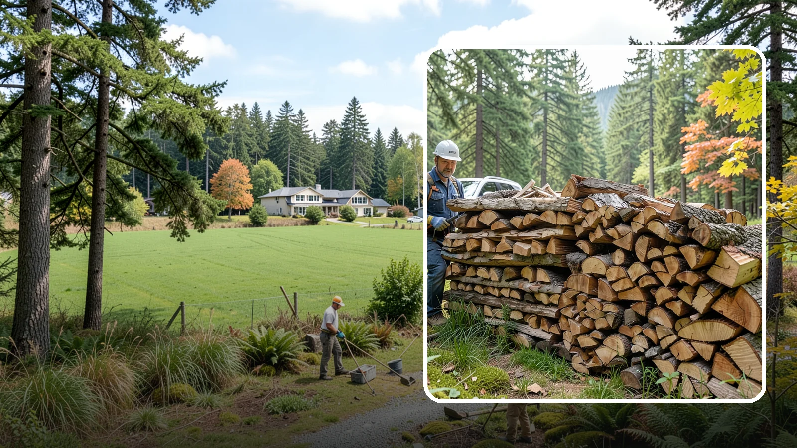 Outdoor Fireplace Wood in Lyman, WA - Seasoned firewood delivery for outdoor fireplaces, patios, and covered living spaces.