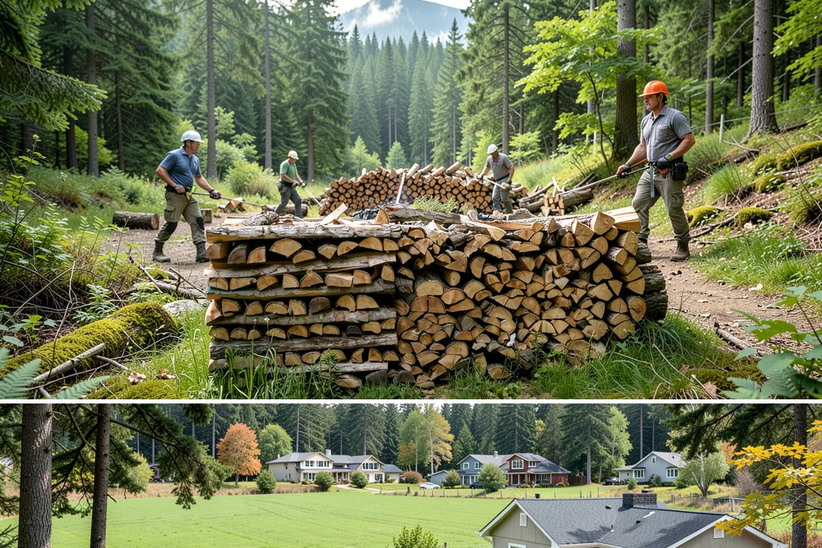 Outdoor Fireplace Wood in Lyman, WA - Outdoor fireplaces get heavy use in spring and fall shoulder seasons, so stock up ahead of those months.